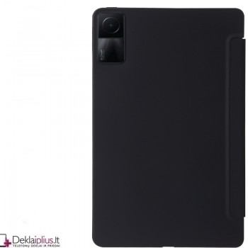 Smart soft dirbtinės odos dėklas - juodas (Xiaomi Redmi Pad Se 11)
